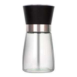 日式胡椒研磨器厨房家用304不锈钢手动现磨海盐粒黑胡椒粉研磨瓶