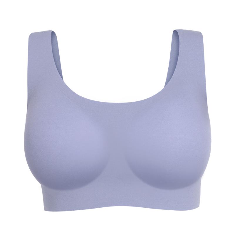 YOMT越美文胸?zé)o痕無(wú)尺碼內(nèi)衣背心莫代爾女無(wú)鋼圈環(huán)保夏季胸罩舒適