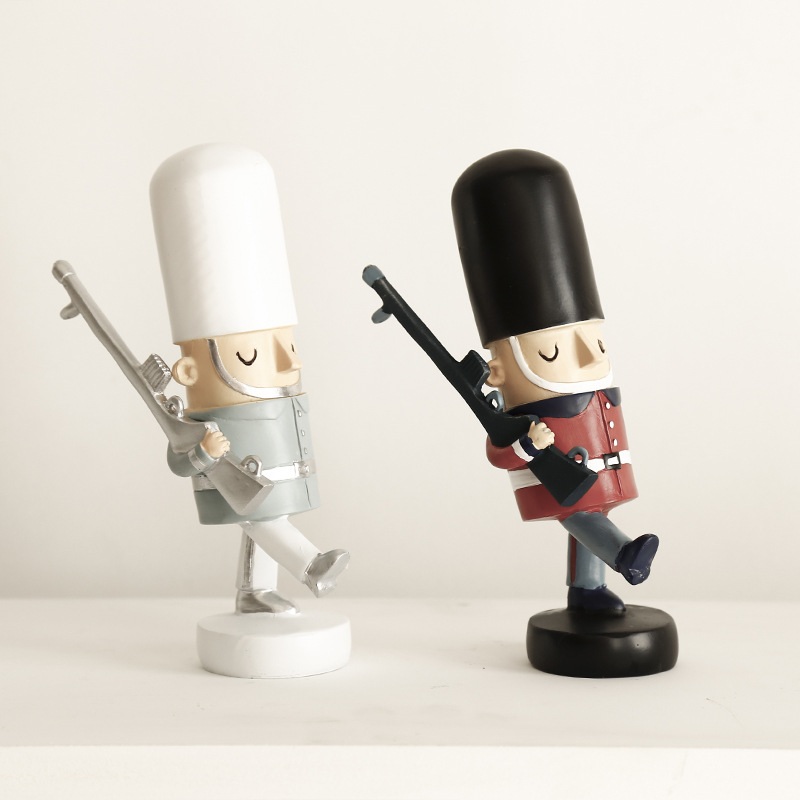 创意客厅胡桃夹子木偶小软家居士兵英国摆件摆设装装饰酒柜装饰品