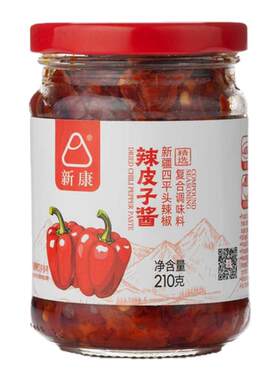 新康辣皮子酱210g下饭神器辣椒丝拌面拌饭酱新疆辣酱调味酱