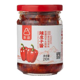新康辣皮子酱210g下饭神器辣椒丝拌面拌饭酱新疆辣酱调味酱