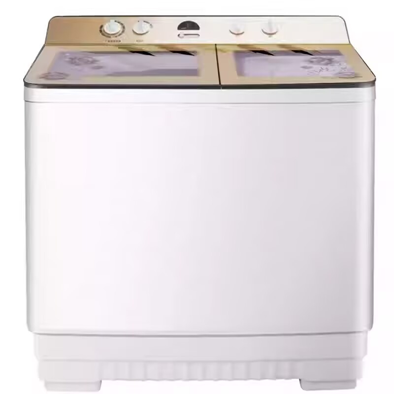 长红视洁半自动洗衣机商用大型容量50/100公斤宾馆家用老式双缸桶