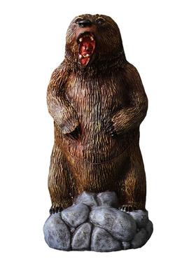 北欧树脂棕熊造型储物罐