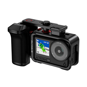 适用大疆Osmo Action 6街拍手柄套装户外出行扫街神器action6运动相机街拍套装金属兔笼手持快门按键配件