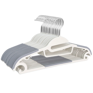 干湿两用防滑无痕衣架护领多功能晒衣撑子衣挂钩家用阳台晾衣服架