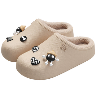 德国医用手术室拖鞋女款冬季2025新款室内家居加绒保暖防水棉拖鞋