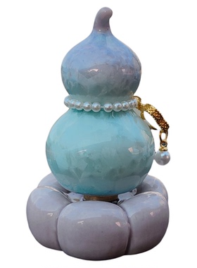 景德镇陶瓷葫芦转转摆件