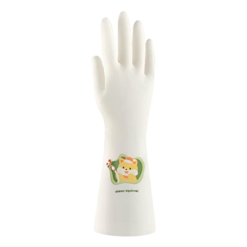 丁腈洗碗手套女厨房家用加厚耐用型夏季橡胶皮家务清洁洗衣服防水