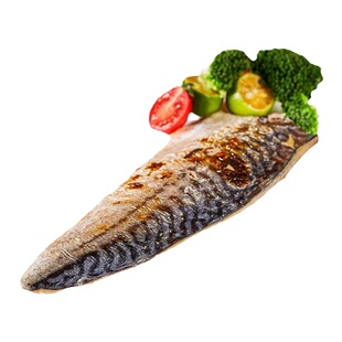 日式料理新鲜青花鱼片条马鲛鱼鲐鲅鱼片盐烤挪威鲭鱼预制菜半成品