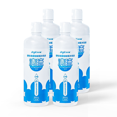 普诺瞳清睐硬镜冲洗液360mlRGP/OK镜硬性眼镜角膜塑性镜冲洗液