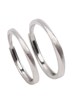 原创925纯银情侣戒指仪式感特别
