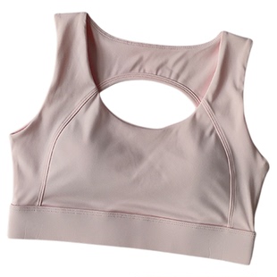 一体式高强度防震运动文胸女速干跑步普拉提透气背心健身瑜伽内衣