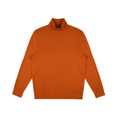 雷迪波尔山羊绒高翻领刺绣毛衣