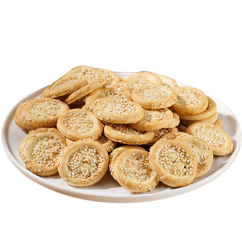 纯碱烤饼芝麻饼手工老式酥脆早代餐零食山西柳林特产即食