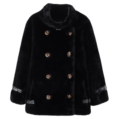 洛可可毛茸茸外套女小个子