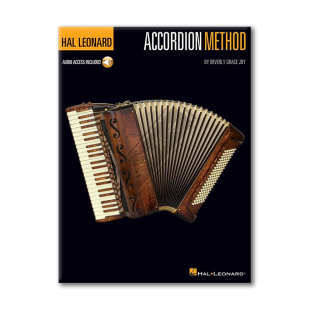 手风琴教程附在线音乐 海伦德原版进口乐谱书 Hal Leonard Accordion Method HL00252265