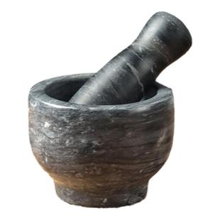 捣蒜器石臼蒜臼子天然石头压蒜器擂辣椒擂钵研磨钵手动捣药研磨器