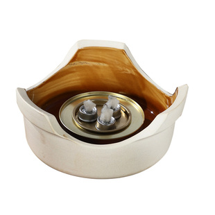 酒精炉环保油陶瓷土钵炉子小火锅饭店专用锅仔商用家用干锅锅具炉