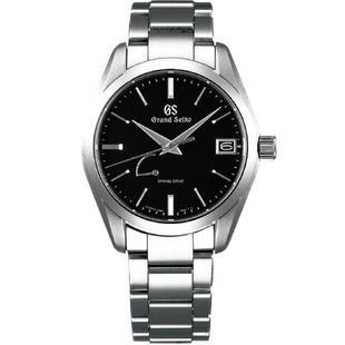 GrandSeiko冠蓝狮大精工gs深蓝渐变SD钢带简约手表男SBGA439G