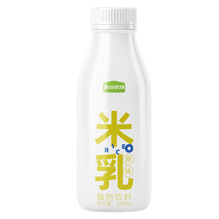 袁谷原味米乳奶大瓶装330ml*8无麸质谷物饮品0乳糖0脂大容量米浆