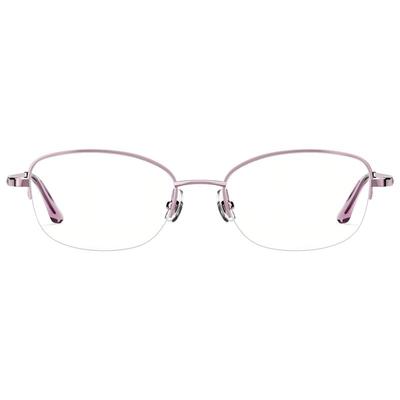 柔紫半框减龄美学可定制老花镜