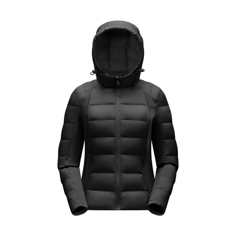 美力城白鹅绒羽绒服新款收腰修身显瘦不臃