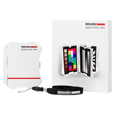 datacolor（SCV310）德塔颜色spyder视频版mini校色卡蜘蛛色卡对焦测试卡白平衡灰卡相机准色卡