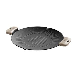 小熊户外烤肉盘烧烤盘烤肉锅韩式铁板烧家用露营煎肉烤盘不粘锅