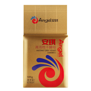安琪酵母官方自营500g低糖型酵母粉商用发面做包子馒头专用发酵粉