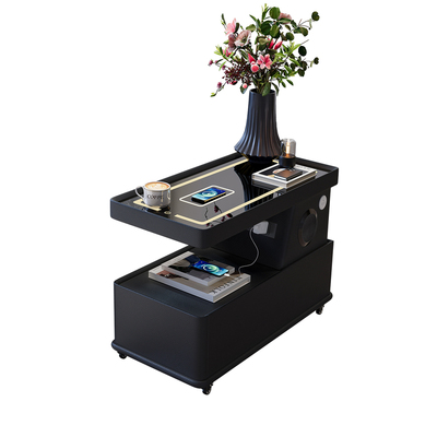 可移动茶几小户型现代简约边柜轻奢客厅意式极简新款沙发边几推车