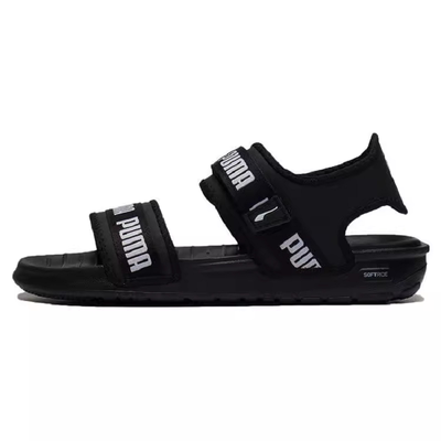 Puma/彪马Signature Softride魔术贴运动凉鞋女款黑色384128-01