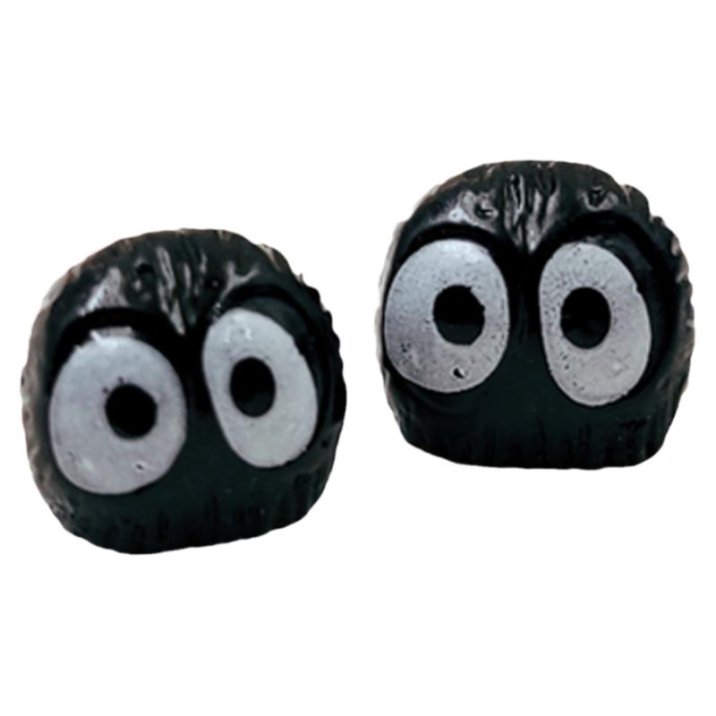 微景观海藻球室内盆栽摆件玩偶创意公仔diy材料灰尘精灵小煤球