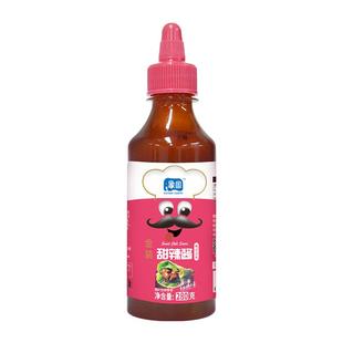 青瓦台韩式0脂肪甜辣酱 炒年糕酱料象国手抓饼挤压瓶辣椒酱280g*2