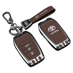 适用于2025款丰田普拉多车钥匙套18-25款霸道专用全包金属扣壳男