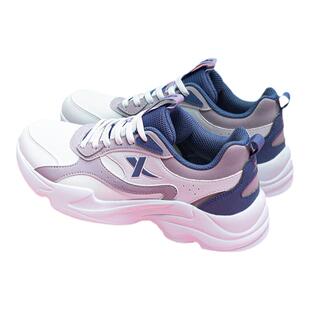 特步女鞋运动鞋冬季新款皮面老爹鞋正品防水休闲潮鞋女士学生鞋子