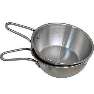 顺丰包邮不锈钢调料碗带手柄碗蘸料碟米酒雪拉碗小碗户外露营餐具