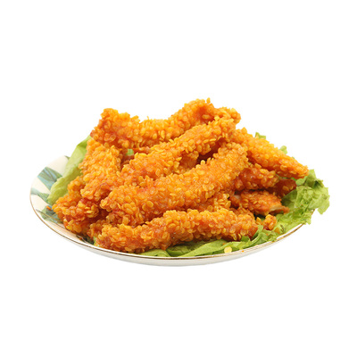 大用雪花鸡柳空气炸锅半成品食品无骨炸鸡批发新鲜冷冻油炸货小吃