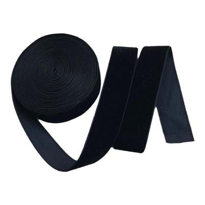 加密丝带黑色天鹅绒花边鞋帽