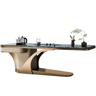 Mobeier 白蜡木实木书桌茶桌一体两用轻奢现代高级感办公室台