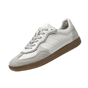 枫叶男鞋板鞋男新款冬季男士小白鞋复古百搭德训鞋女情侣鞋透气潮