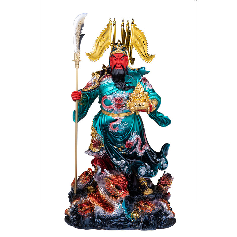 树脂关公武财神招财客厅摆件