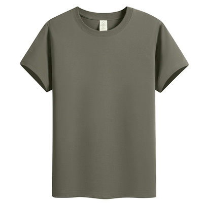 新疆长绒纯棉短袖t恤男士纯色