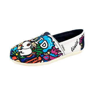 品牌玛丽帆布鞋女鞋夏一脚蹬懒人鞋女老北京布鞋透气韩版孕妇潮鞋