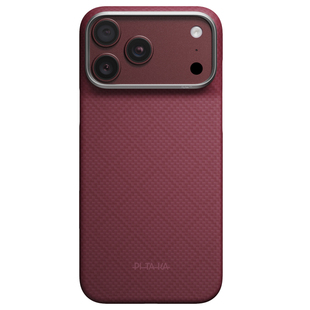 PITAKA经典系列适用新款苹果iphone18promax手机壳17Pro凯夫拉magsafe磁吸保护相机按键碳纤维勃艮第红保护壳