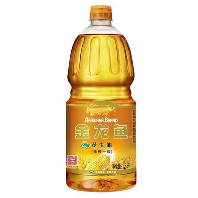 金龙鱼特香花生油1.8L食用油炒菜