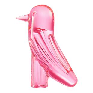 [新年礼物]Baccarat巴卡拉水晶动物之都系列青鸟  粉色花瓶 摆件