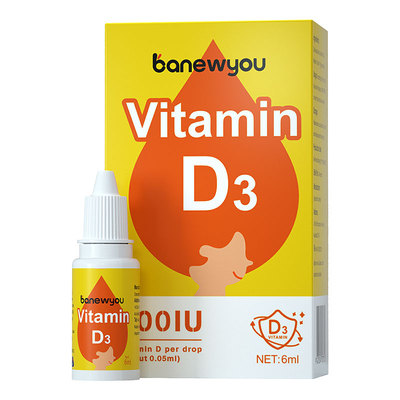 伴乐优婴幼儿d3滴剂维生素d宝宝儿童vd3婴儿新西兰进口