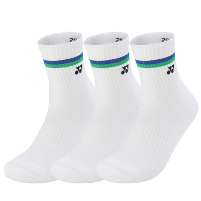 尤尼克斯羽毛球袜毛巾底3双装