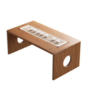 中式折叠飘窗桌家用炕桌榻榻米小茶几禅意茶桌阳台矮桌飘窗小桌子