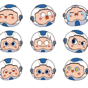 微信表情包制作企业卡通形象设计gif动图3d动态表情包mg动画制作